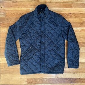 Barbour Men's Navy Quilted Puffer Jacket